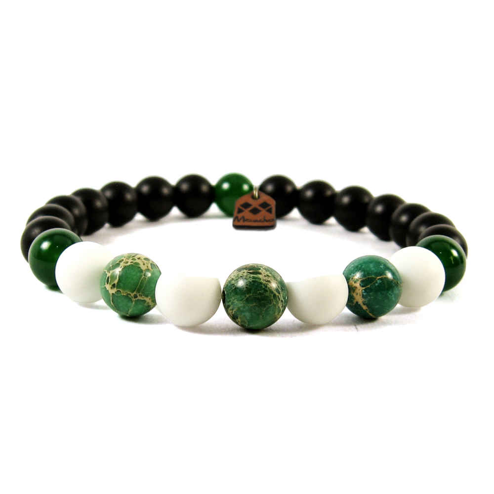 Bracelet Perlé pour Hommes et Femmes – Modèle Jungle
