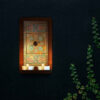 Applique murale persane en bois pour bougies chauffe-plat Arya (x2)