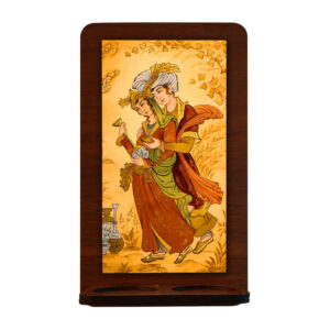 Applique murale persane en bois pour bougies chauffe-plat Bardia (x2)