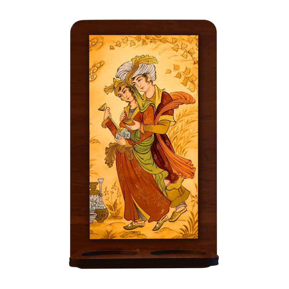 Applique murale persane en bois pour bougies chauffe-plat Bardia (x2)