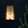 Applique murale persane en bois pour bougies chauffe-plat Ghajar (x2)