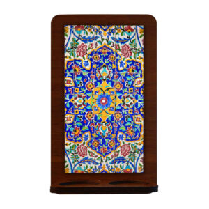 Applique murale persane en bois pour bougies chauffe-plat Carreau (x2)
