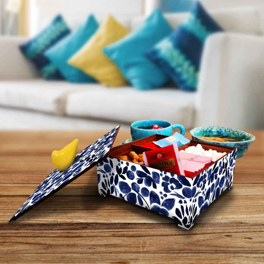 Boîte Organisatrice de Bonbons en Bois Modèle Golnaz