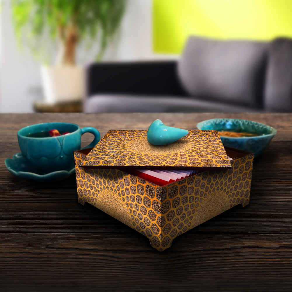 Boîte Organisatrice de Bonbons en Bois Modèle Gonbad