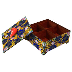 Boîte Organisatrice de Bonbons en Bois Modèle Raika