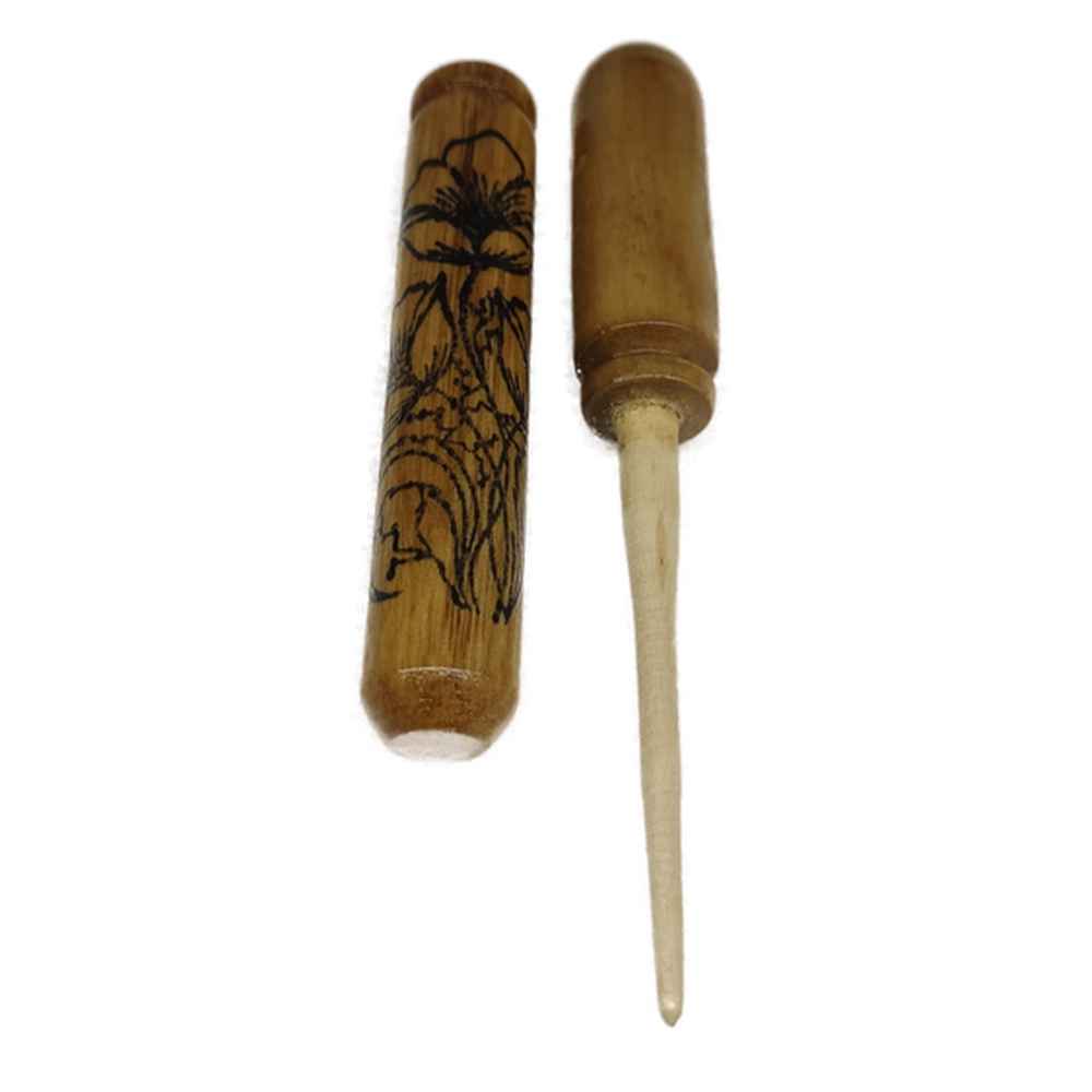 Contenant Persan Surma Dani en Bois pour Garder le Kohl Golbarg (x2)