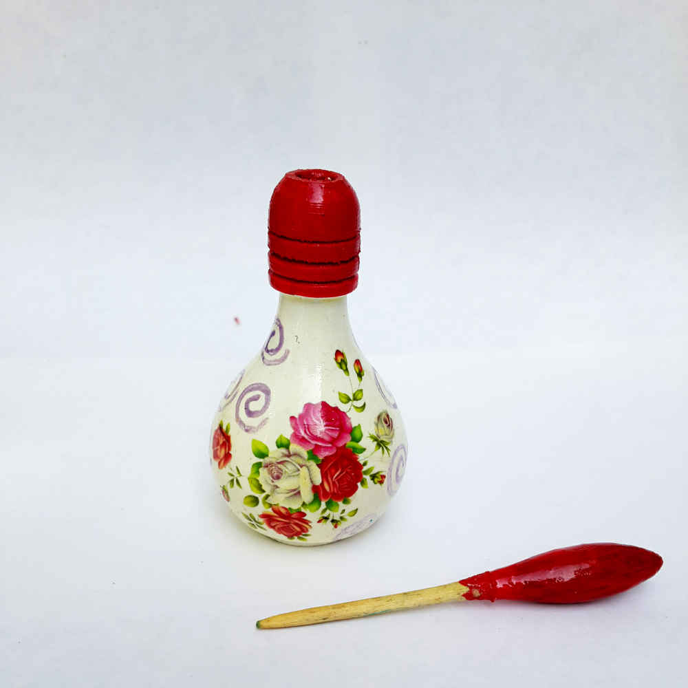 Contenant Persan Surma Dani en Bois pour Garder le Kohl Golestan (x2)