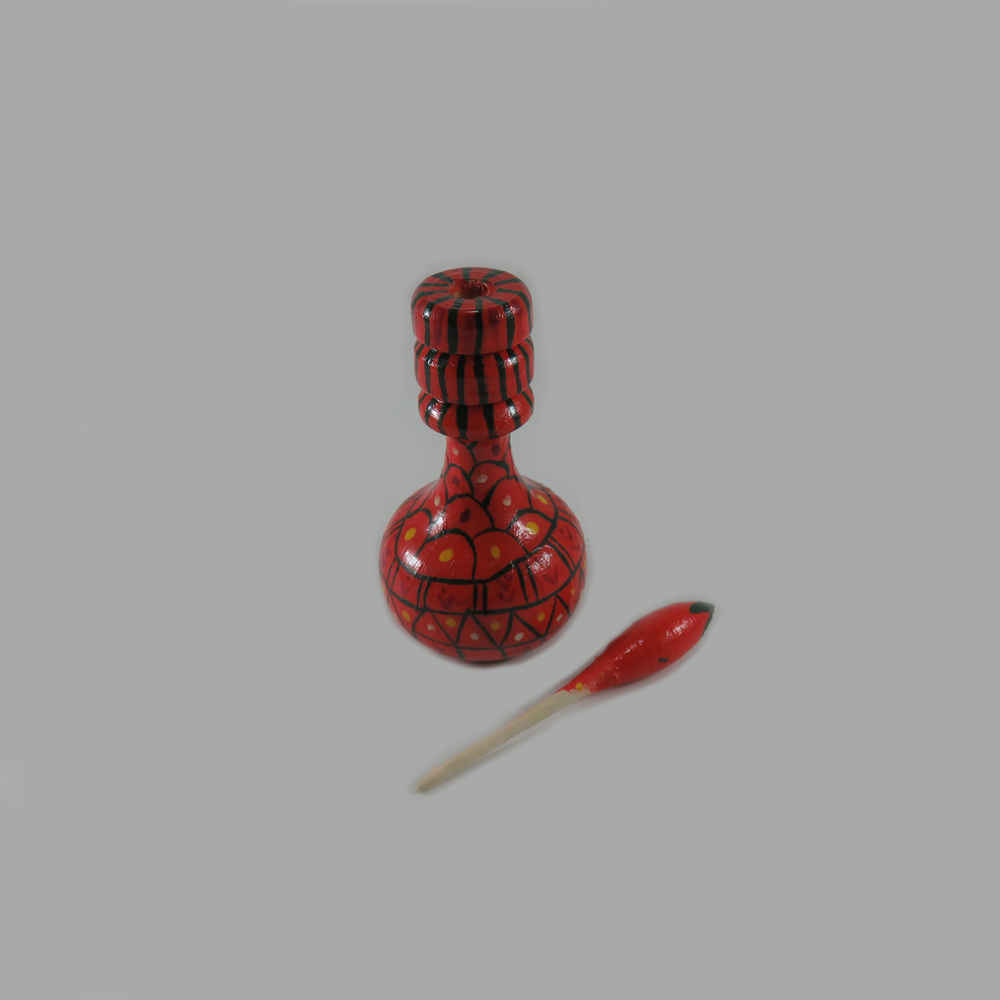 Contenant Persan Surma Dani en Bois pour Garder le Kohl Kereshmeh (x2)