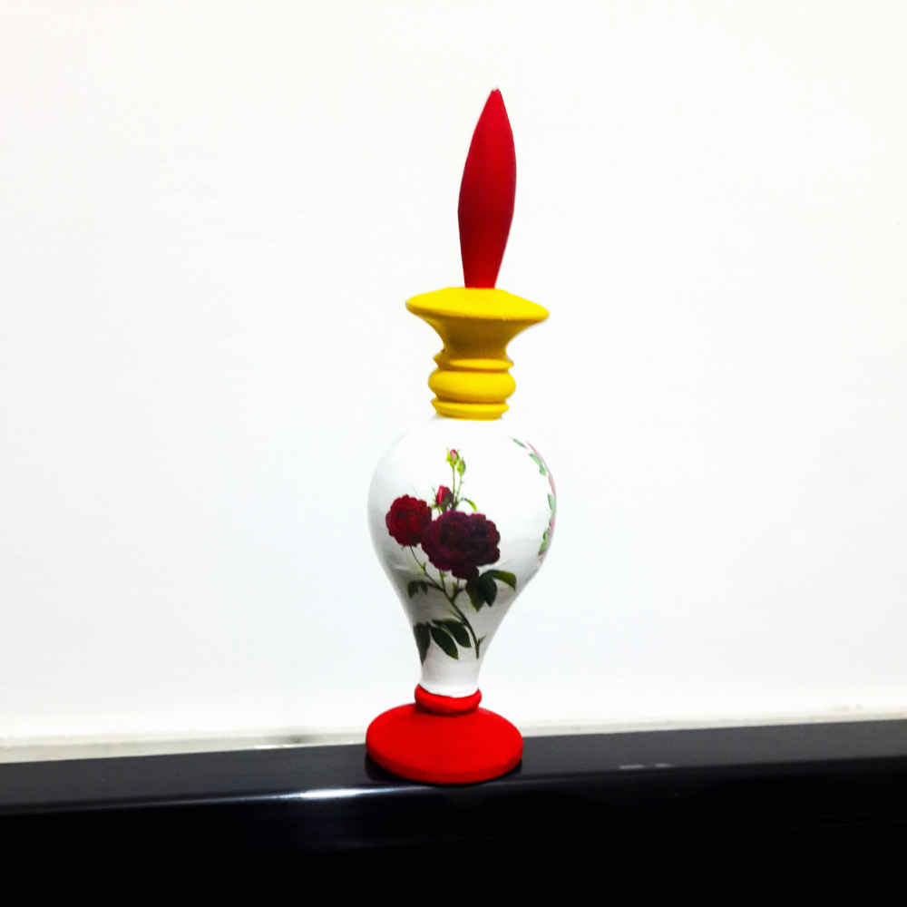 Contenant Persan Surma Dani en Bois pour Garder le Kohl (x2)