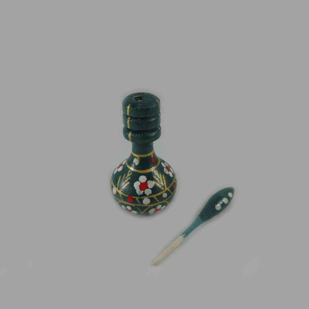 Contenant Persan Surma Dani en Bois pour Garder le Kohl Sonati (x2)