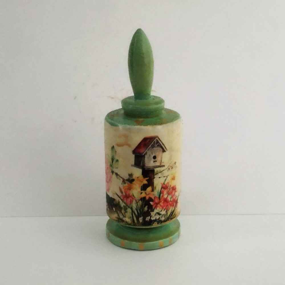 Contenant Persan Surma Dani en Bois pour Garder le Kohl Tabiaat (x2)