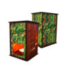 Lanterne persane en bois pour bougies chauffe-plat Nowruz (x2)