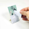 Modèle de calendrier de bureau miniature persan 1402 Lama