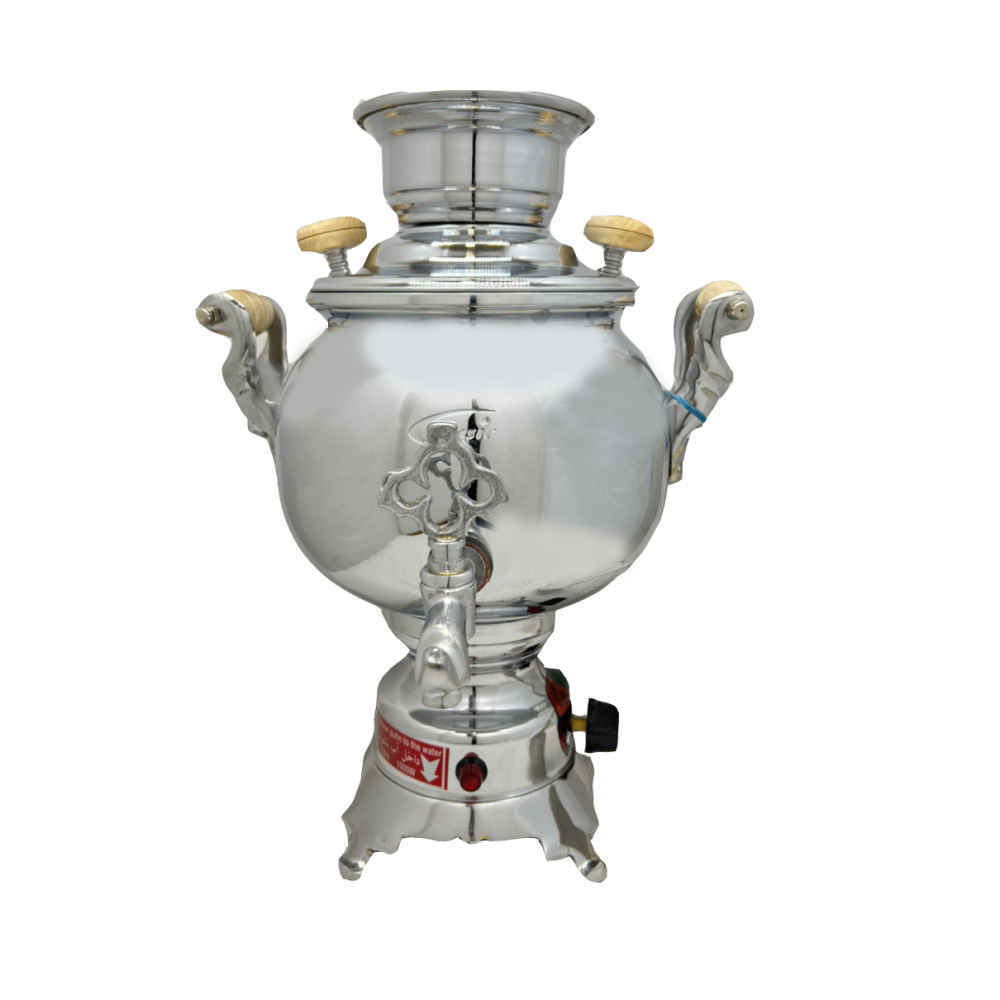 Machine à thé samovar électrique persan design traditionnel 2 litres