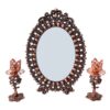 Set de plats Haftseen en cuivre avec miroir adapté pour Nowruz Atrisa