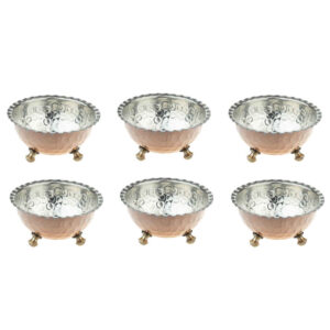 Set de plats Haftseen en cuivre adapté pour la célébration de Nowruz Borna
