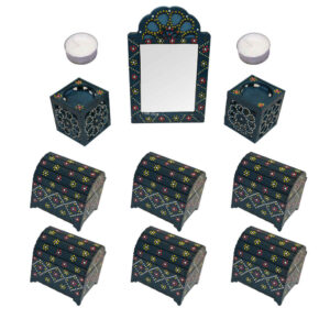 Set de plats Haftseen avec miroir, adapté pour Nowruz Noghte Koob