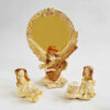 Set de plats Haftseen avec miroir, adapté pour Nowruz Parsa (10 pièces)
