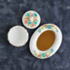 Set de plats Haftseen avec miroir, adapté pour Nowruz Ramesh (10 pièces)