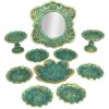 Set de plats Haftseen avec miroir, adapté pour Nowruz Orsi