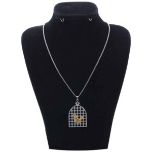 Collier en Acier Persan Minimaliste pour Femme “Morghe Amin”