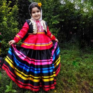 Ensemble de Vêtements Traditionnels Gilaki pour Filles Perses