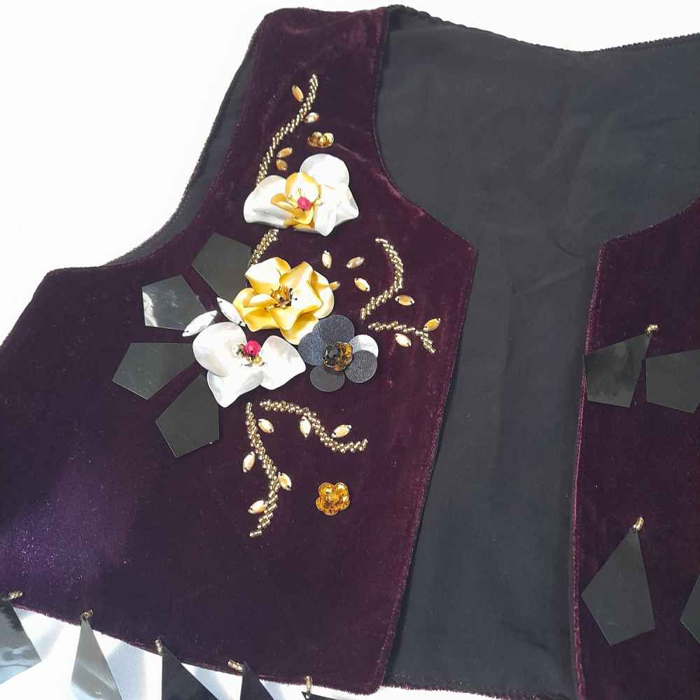 Gilet persan tissé à la main modèle Kiana