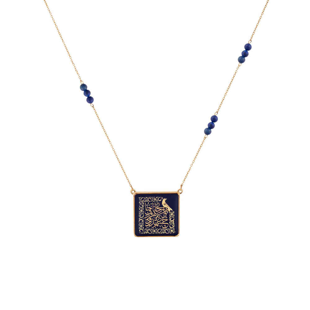 Collier plaqué or persan Homa
