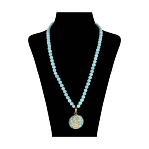 Collier plaqué or persan Paisley