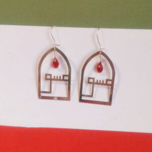 Boucles d’oreilles en argent persan Modèle Eshgh