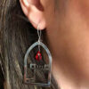 Boucles d'oreilles en argent persan Modèle Eshgh