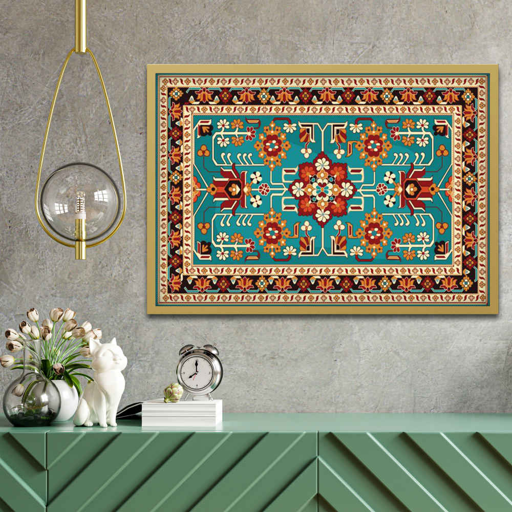 Toile d'art persane - Tapis imprimé