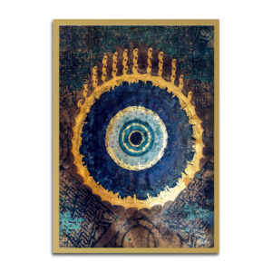 Toile d’art persane – Œil du diable imprimé