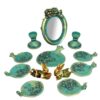 Set de plats Haftseen en céramique avec miroir adapté pour Nowruz Anar