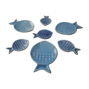 Set de plats Haftseen en céramique adapté pour la célébration de Nowruz Fish
