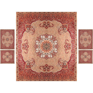 Ensemble de couvre-lit persan – Style oriental taille double avec tissu Termeh – Tima
