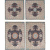 Ensemble de couvre-lit persan – Style oriental taille double avec tissu Termeh – Toranj