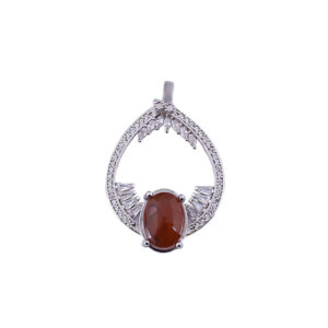 Pendentif en argent persan style classique avec pierre précieuse Agate Ravak