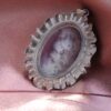 Pendentif en argent persan style classique avec pierre précieuse Agate Dendritique Minu