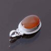 Pendentif en argent persan style classique avec pierre précieuse Agate Karin