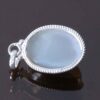 Pendentif en argent persan style classique avec pierre précieuse Agate Sulemani