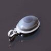 Pendentif en argent persan style classique avec pierre précieuse Agate Sulemani
