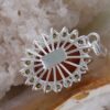Pendentif en argent persan style classique avec pierre précieuse Aqeeq yéménite Sima