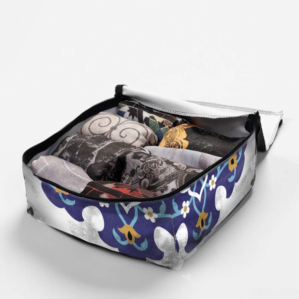 Sac de rangement en velours pour vêtements – Modèle Tanin (x2)