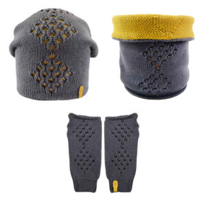 Ensemble Bonnet et Écharpe Tricotés pour Femme Modèle Fariba