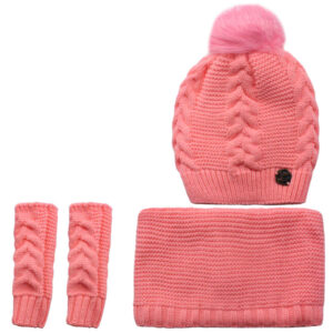 Ensemble Bonnet et Écharpe Tricotés pour Femme Modèle Kiana