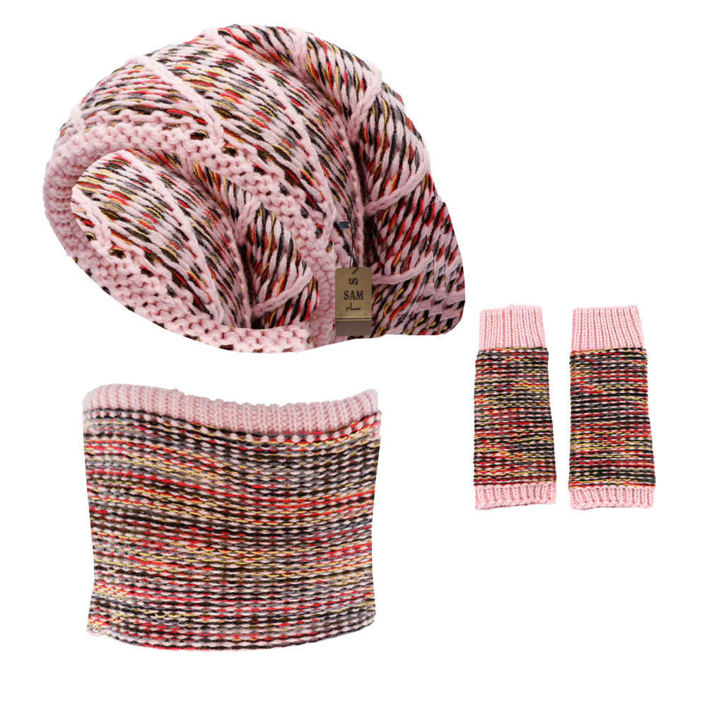 Ensemble Bonnet et Écharpe Tricotés pour Femme Modèle Panah