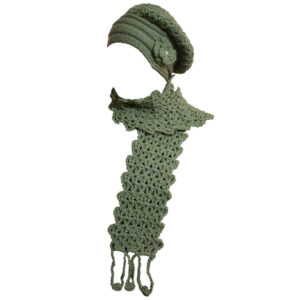Ensemble Bonnet et Écharpe Tricotés pour Femme Modèle Samin