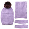 Ensemble Bonnet et Écharpe Tricotés pour Femme Modèle Tooran