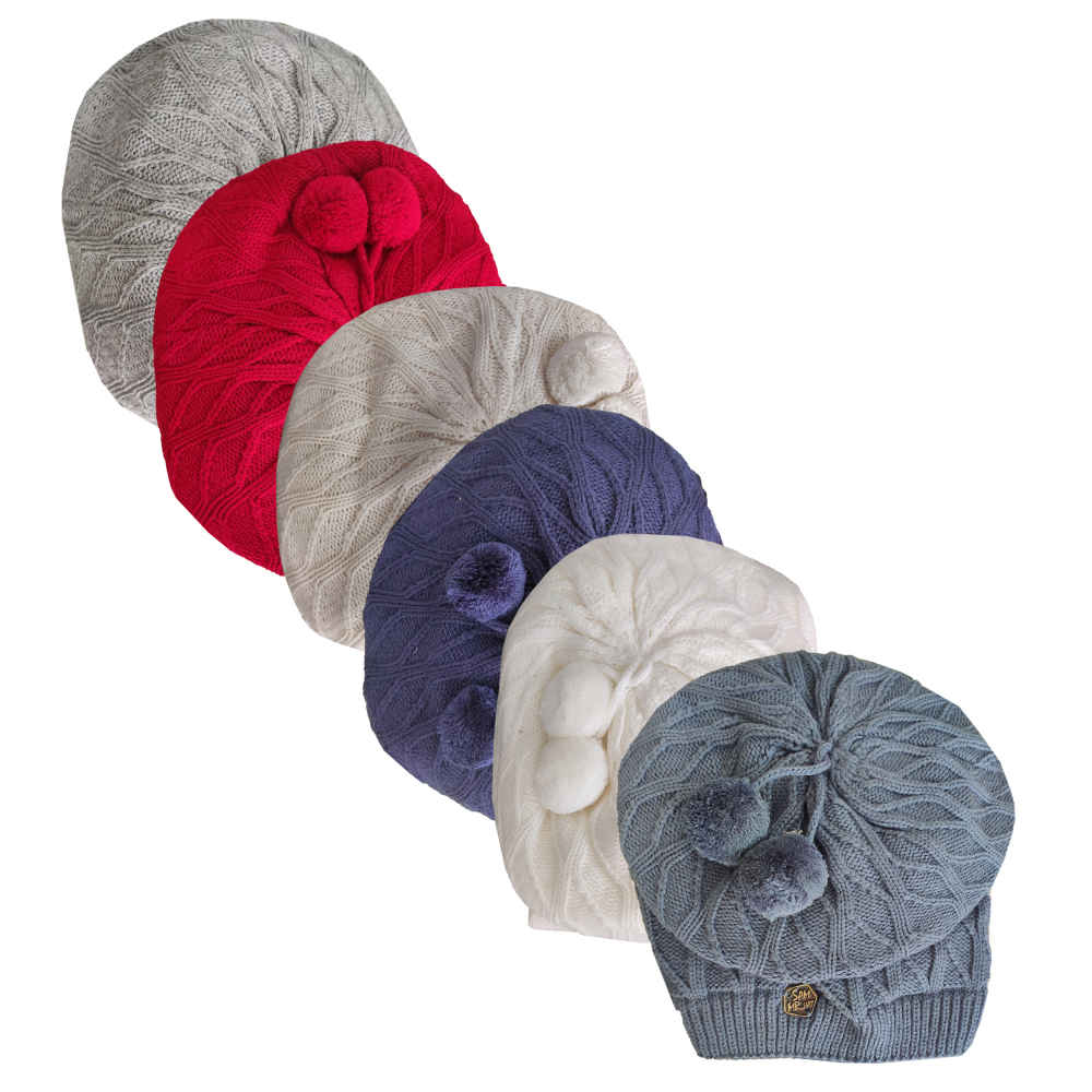 Ensemble Bonnet et Écharpe Tricotés pour Femme Modèle Zima